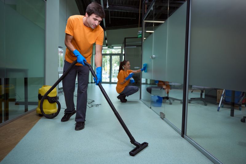 Products For Commercial Cleaning Service in use